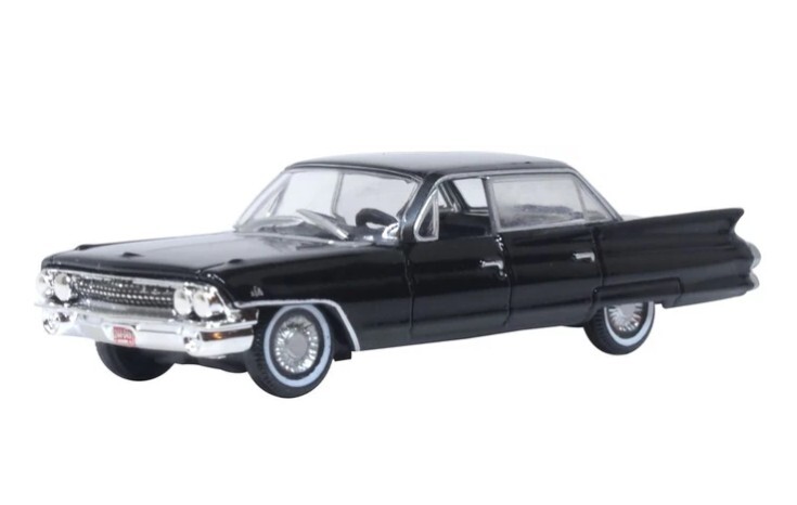 Oxford 87CSD61004 1:87 1961年凱迪拉克帝威轎車（黑色）