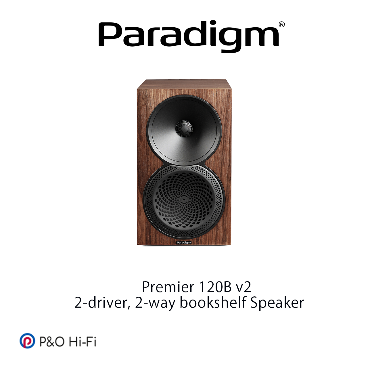 Paradigm Premier 120B v2 2 路低音反射式書架喇叭