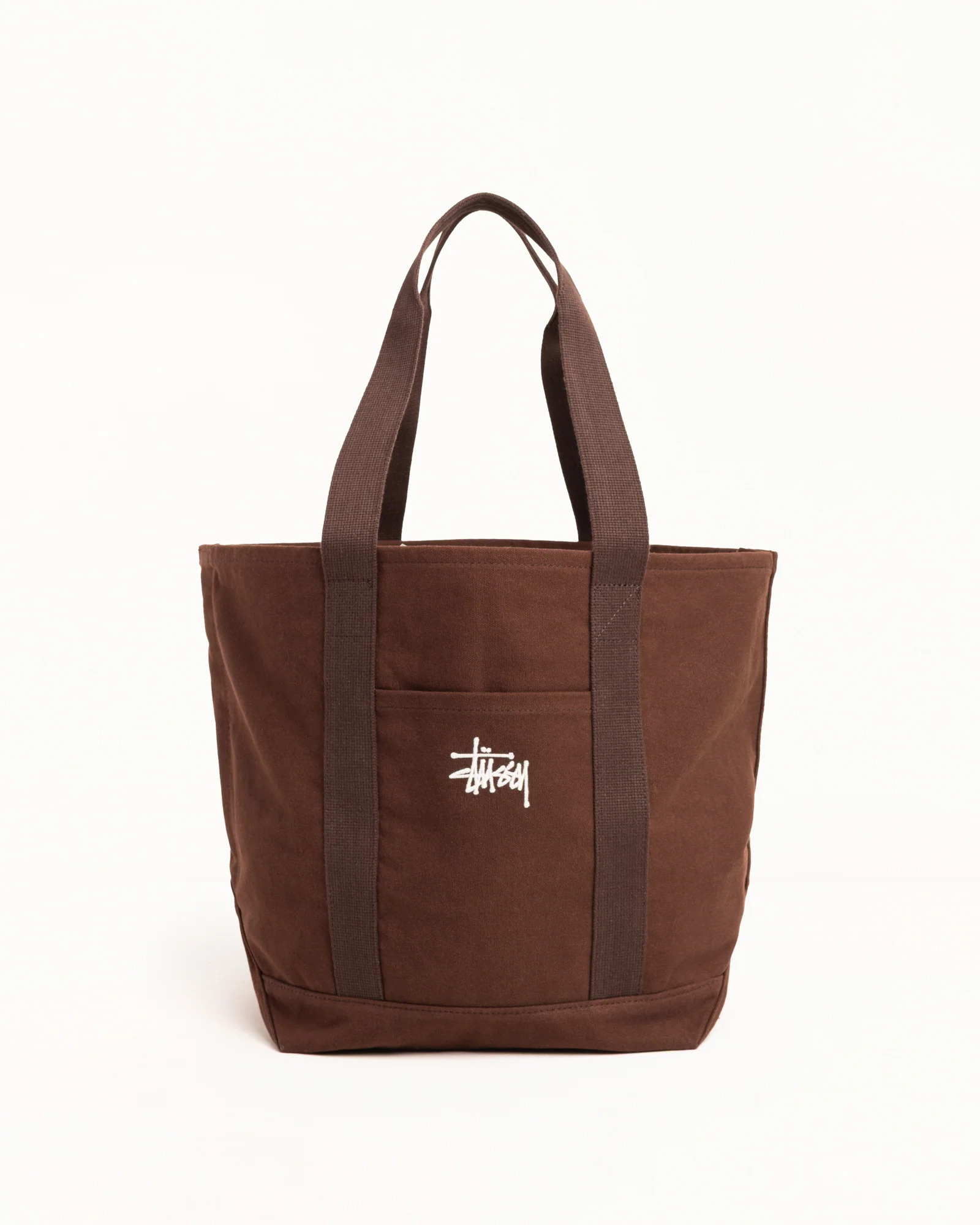 Stussy Canvas Market Tote - Brown | 134275