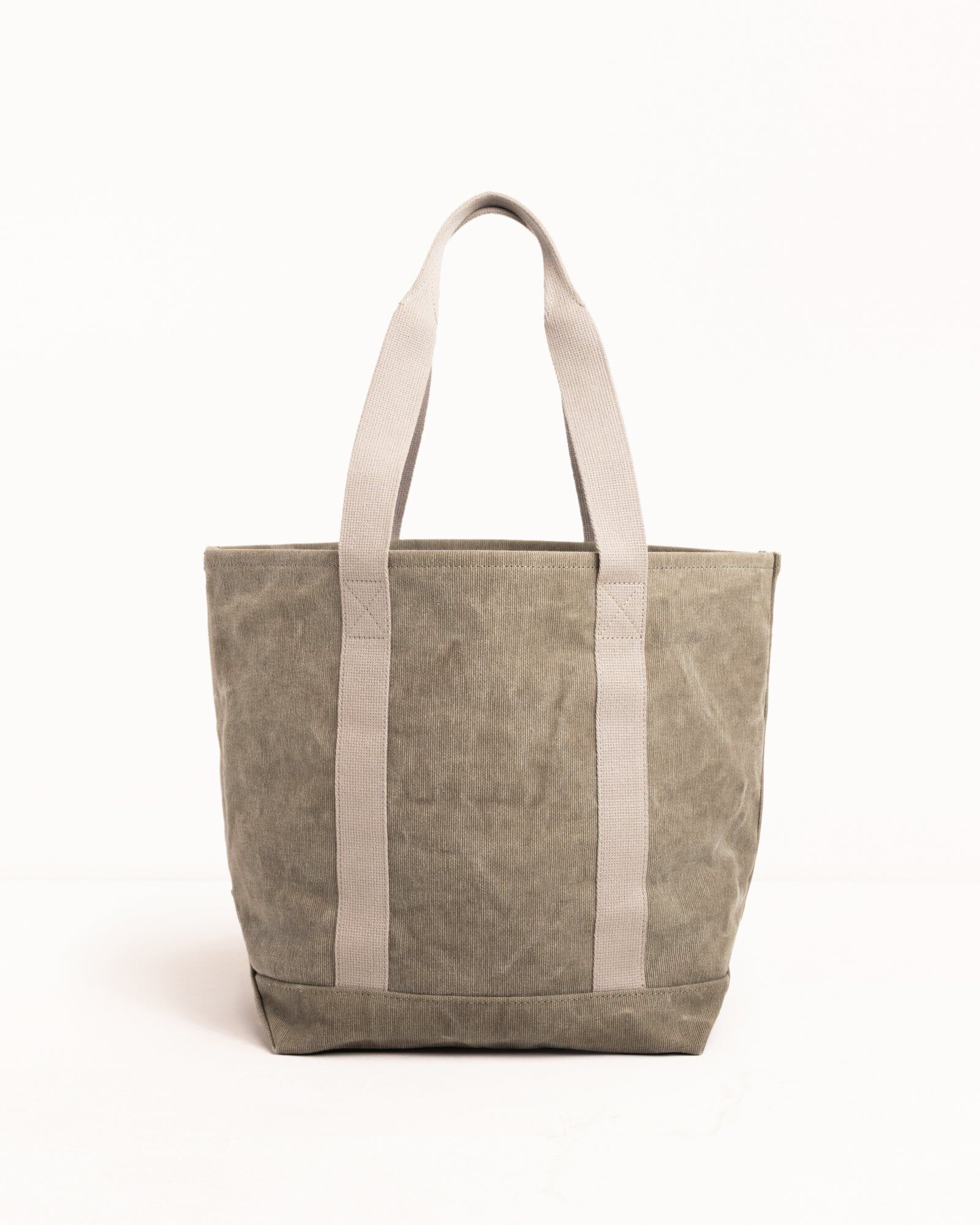Stussy Waxed Canvas Market Tote - Stone | 134277