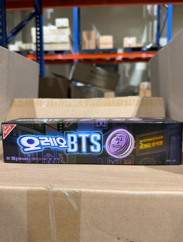 UC97 BTS X OREO 韓式糖餅味紫色夾心餅 (50gX2)/一盒