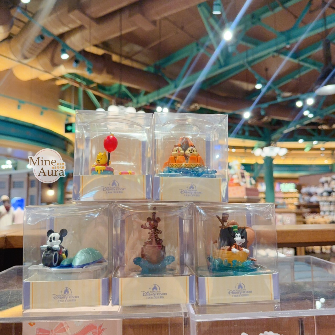 米奇 Mickey 蒸汽船 造型 印章 文具用品 -上海迪士尼樂園