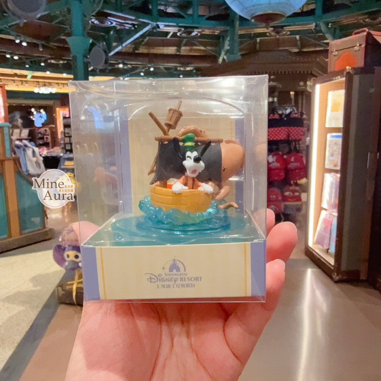 高飛狗 Goofy 海盜船 造型 印章 文具用品 -上海迪士尼樂園
