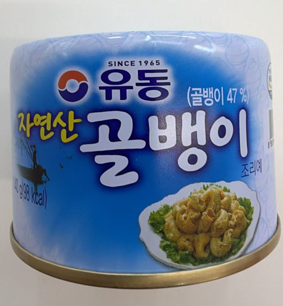 UC109 韓國自然產螺肉罐頭140g
