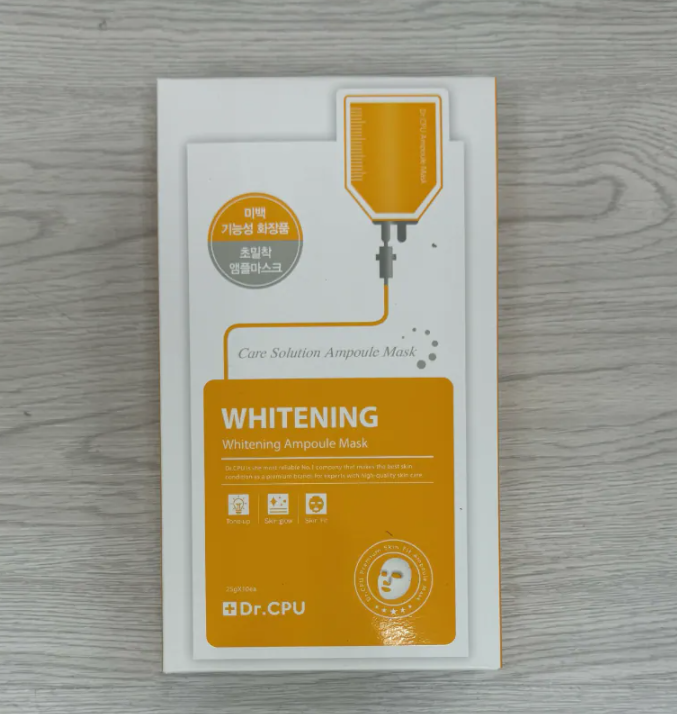 UC112 Dr. CPU 美白活力精華面膜 Whitening Ampoule Mask 1Box(10EA)**到期日約:28年
