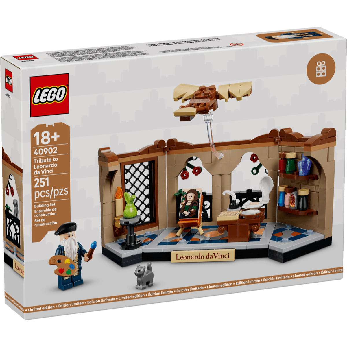 LEGO 40902 Tribute to Leonardo da Vinci