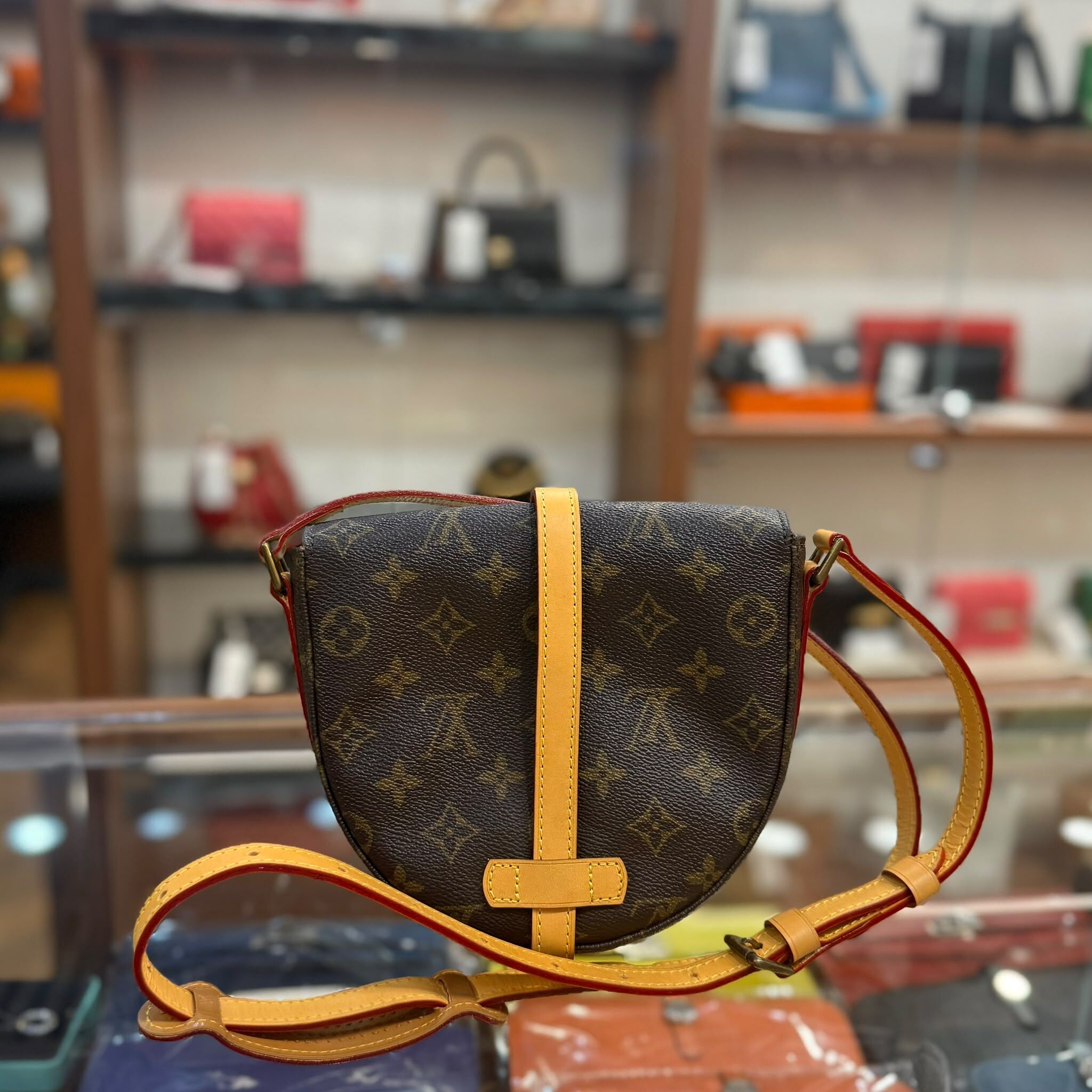 Vintage Lv Monogram 盾牌馬鞍款小號 #中古包