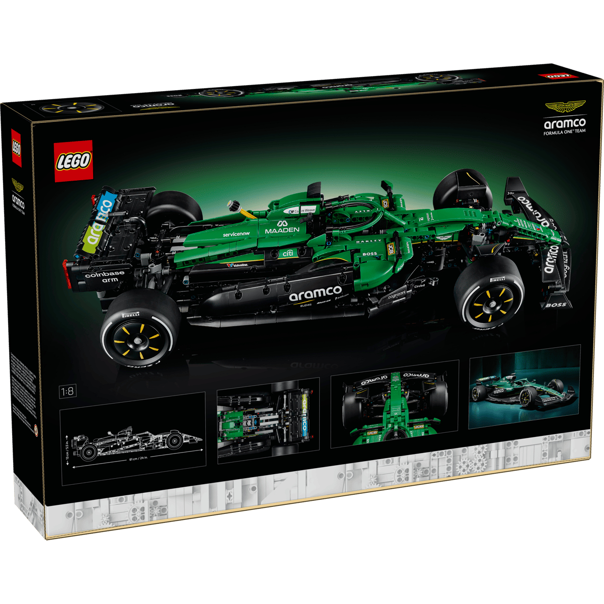 LEGO 42240 Aston Martin Aramco AMR25 F1® 賽車