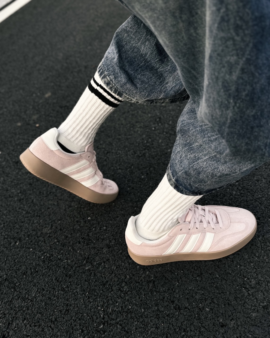 ADIDAS ORIGINALS BARREDA 櫻花粉 德訓鞋 休閒 女鞋