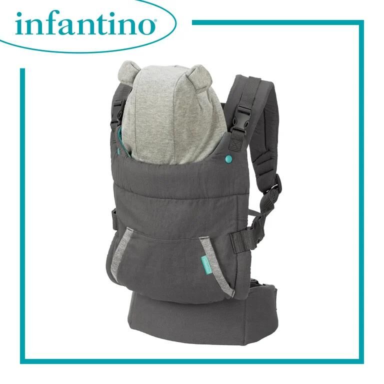 INFANTINO CUDDLE UP 護脊連帽揹帶