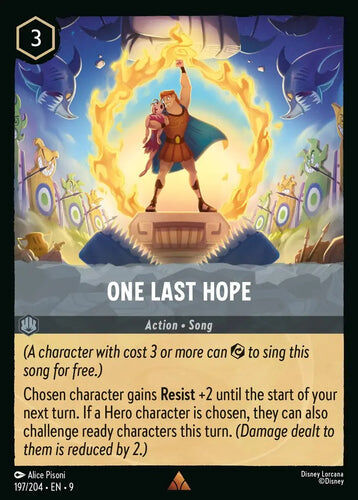 197/204·EN·9 One Last Hope (Rare)