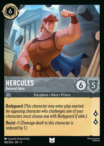186/204·EN·9 Hercules - Beloved Hero (Uncommon)