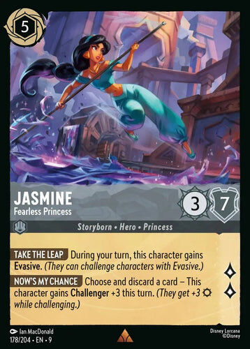178/204·EN·9 Jasmine - Fearless Princess (Rare)