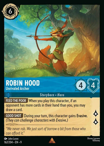 162/204·EN·9 Robin Hood - Unrivaled Archer (Rare)