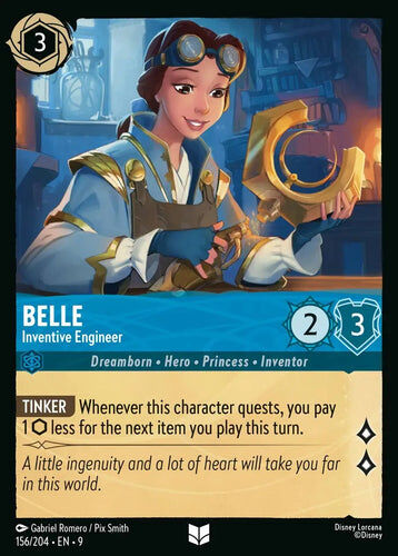156/204·EN·9 Belle - Inventive Engineer (Uncommon)