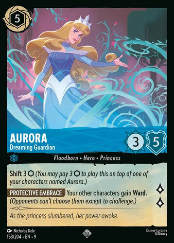 153/204·EN·9 Aurora - Dreaming Guardian (Super Rare)