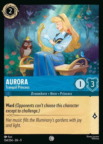 154/204·EN·9 Aurora - Tranquil Princess (Common)