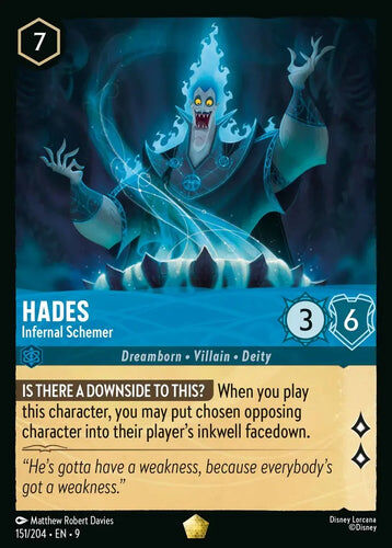 151/204·EN·9 Hades - Infernal Schemer (Legendary)