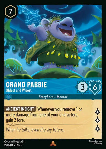 150/204·EN·9 Grand Pabbie - Oldest and Wisest (Rare)