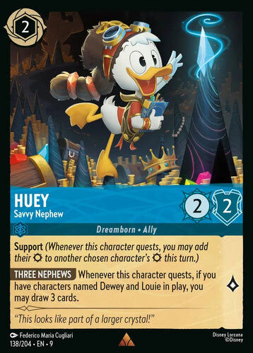 138/204·EN·9 Huey - Savvy Nephew (Rare)