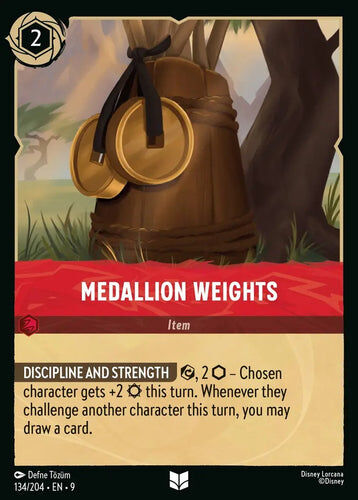 134/204·EN·9 Medallion Weights (Uncommon)