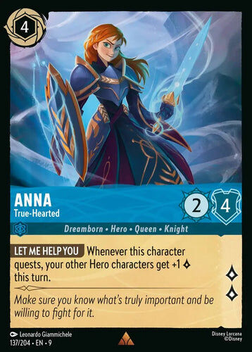137/204·EN·9 Anna - True-Hearted (Super Rare)