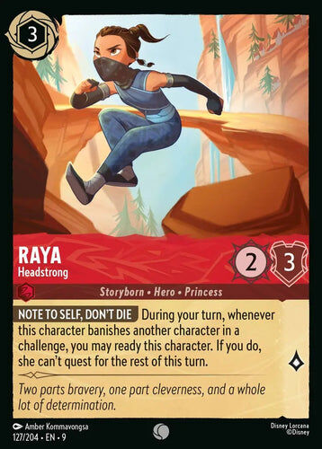 127/204·EN·9 Raya - Headstrong (Common)