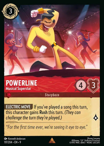 117/204·EN·9 Powerline - Musical Superstar (Rare)