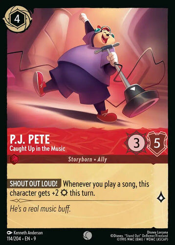 114/204·EN·9 P.J. Pete - Caught Up in the Music (Common)