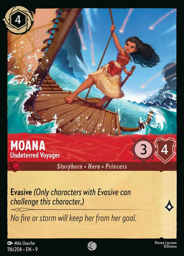 116/204·EN·9 Moana - Undeterred Voyager (Common)