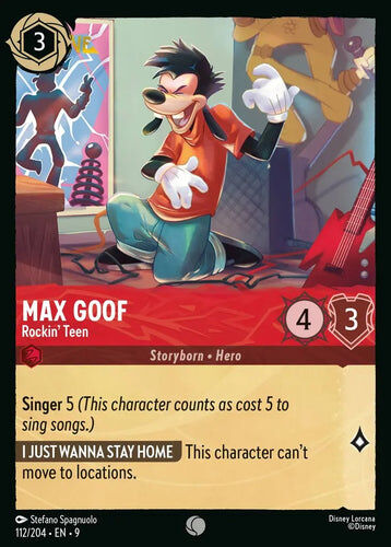 112/204·EN·9 Max Goof - Rockin' Teen (Common)