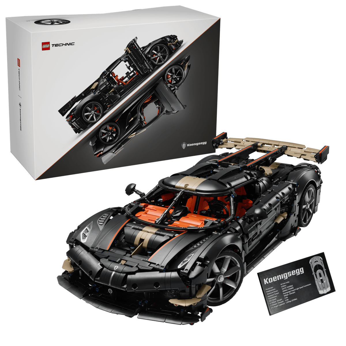 LEGO 42232 Koenigsegg Sadair's Spear 巔峰超跑