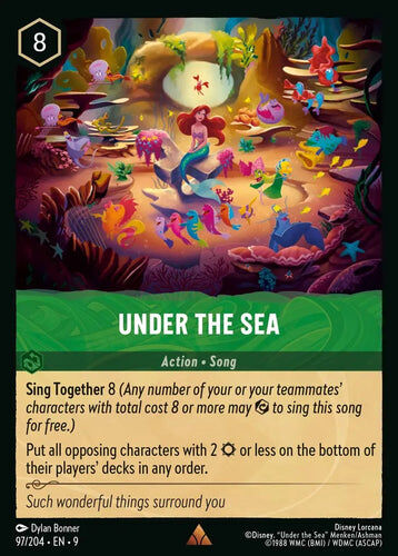 97/204·EN·9 Under the Sea (Rare)