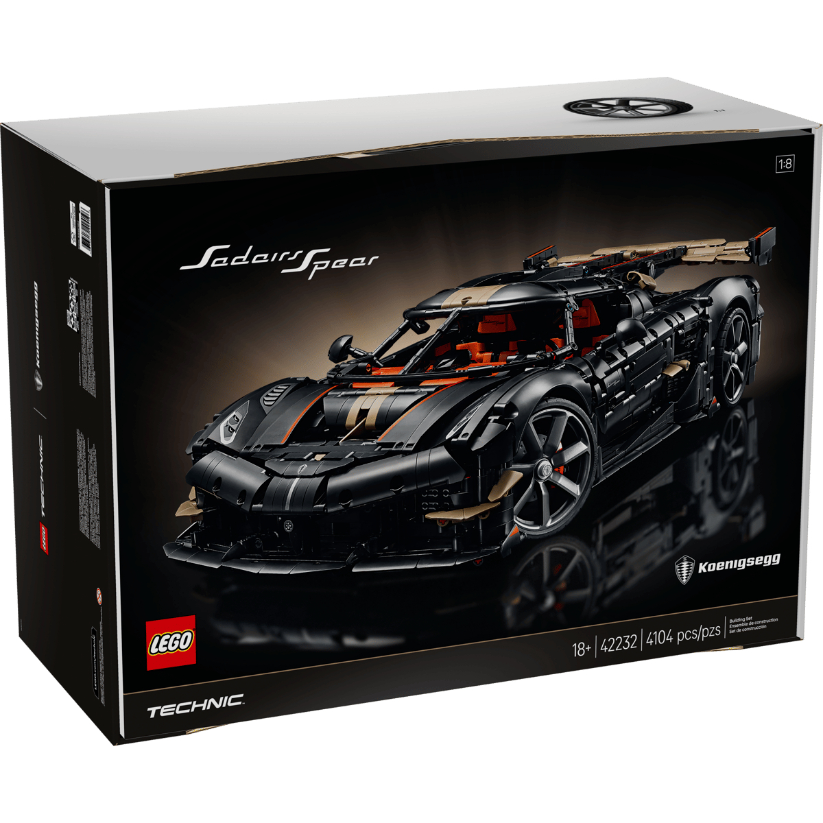 LEGO 42232 Koenigsegg Sadair's Spear 巔峰超跑