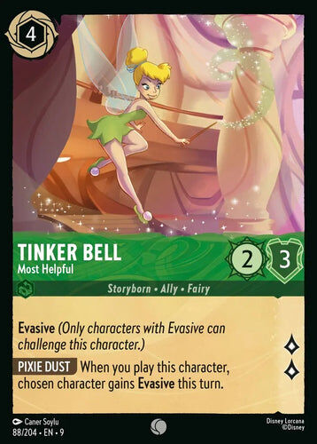 88/204·EN·9 Tinker Bell - Most Helpful (Common)