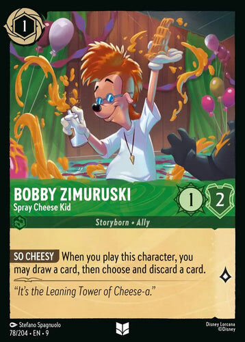 78/204·EN·9 Bobby Zimuruski - Spray Cheese Kid (Uncommon)