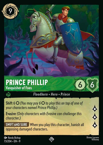 73/204·EN·9 Prince Phillip - Vanquisher of Foes (Super Rare)
