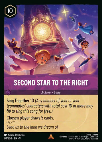 60/204·EN·9 Second Star to the Right (Rare)