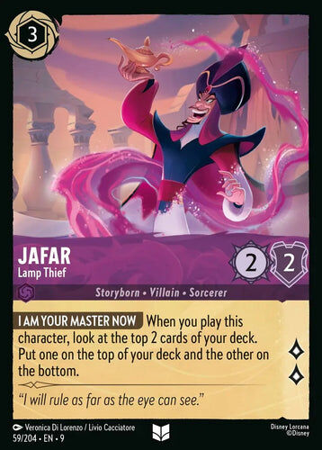 59/204·EN·9 Jafar - Lamp Thief (Uncommon)