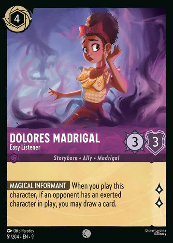 51/204·EN·9 Dolores Madrigal - Easy Listener (Common)