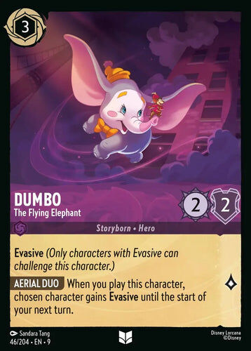 46/204·EN·9 Dumbo - The Flying Elephant (Uncommon)
