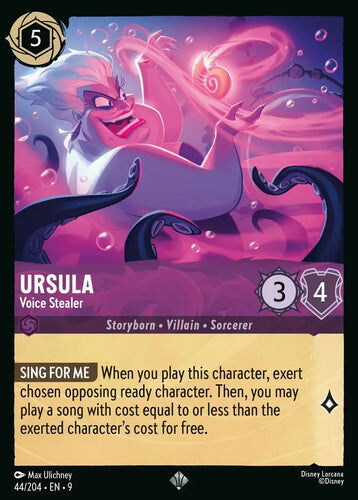 44/204·EN·9 Ursula - Voice Stealer (Super Rare)