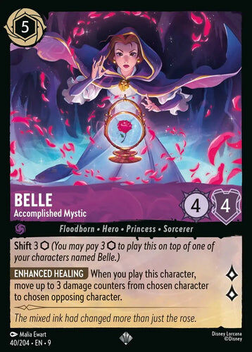 40/204·EN·9 Belle - Accomplished Mystic (Super Rare)