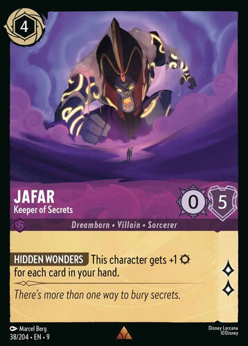38/204·EN·9 Jafar - Keeper of Secrets (Rare)