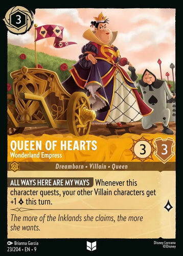 23/204·EN·9 Queen of Hearts - Wonderland Empress (Uncommon)