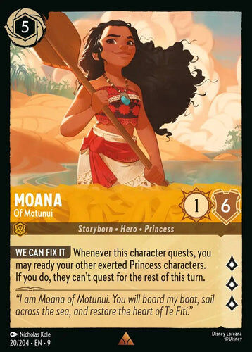 20/204·EN·9 Moana - Of Motunui (Rare)