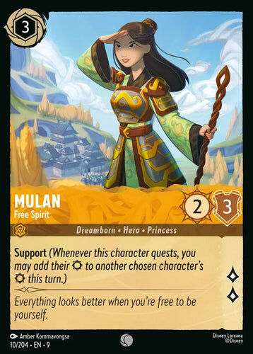 10/204·EN·9 Mulan - Free Spirit (Common)