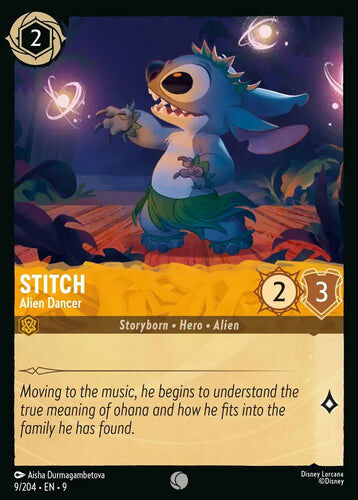 9/204·EN·9 Stitch - Alien Dancer (Common)