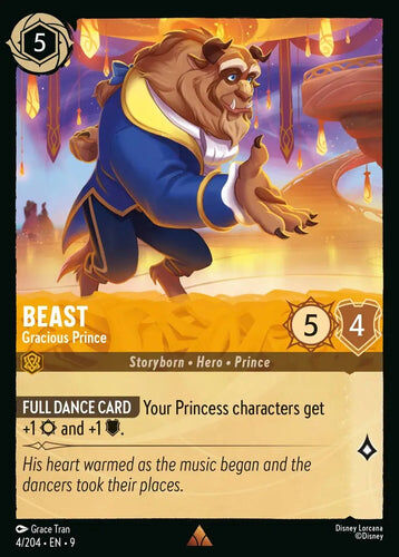 4/204·EN·9 Beast - Gracious Prince (Rare)