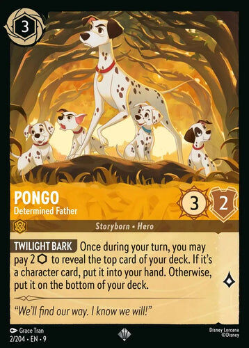2/204·EN·9 Pongo - Determined Father (Super Rare)